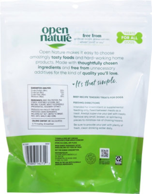 Open Nature Beef Tenders Dog Treats - 12 Oz - Image 4