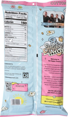 Be Happy Snacks Popcorn Cotton Candy - 5 Oz - Image 6