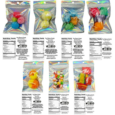 Fun Flavors Box Freeze Dried Candy Sampler 7 Count Variety Pack Gift Box- Crunchy and Airy or Chewy and Sticky- Taste the Transformation - Image 3