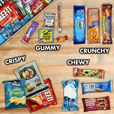 Fun Flavors Box Favorites Snack Box College Care Package Variety Pack 20 Count, Employee Appreciation Basket Gift Box Sampler - Image 4