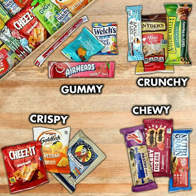 Fun Flavors Box Healthy Nut Free Snacks Chips Candy 45 Count Variety Sampler Snack Care Package - Image 4
