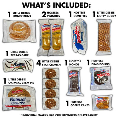 Fun Flavors Box Pastry Snack Care Package Variety Pack 30 Count, Cookies, Cakes, Snacks Gift Box Sampler - Image 2