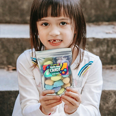Fun Flavors Box Freeze Dried Candy Sour Saltwater Taffy Crunchy Treats, 2oz - Image 3