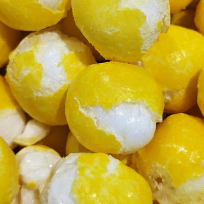 Fun Flavors Box Freeze Dried Sour Candy Lemon Puffs Variety Pack Crunchy Snack Treats, 3 oz - Image 2