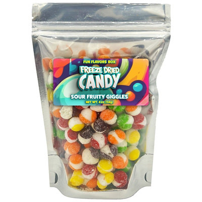 Fun Flavors Box Freeze Dried Candy Sour Originals Crunch Treats, 4oz - Image 1
