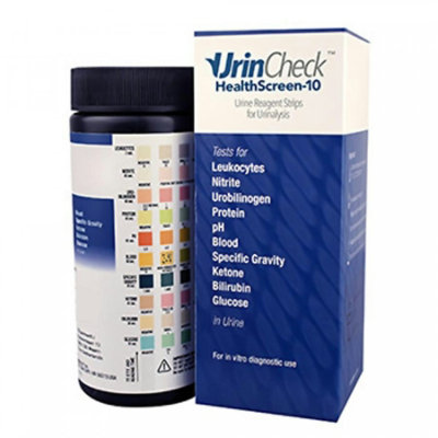 UrinCheck HealthScreen-10 Rapid Test Kit, 100 Count, Each - Image 1