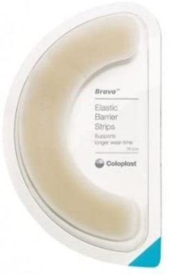 Brava Elastic Barrier Strip, X-Large (6.75 In.), Beige, Arc Shape, 1/2 Curve, Without Flange, 30 Count, Each - Image 1