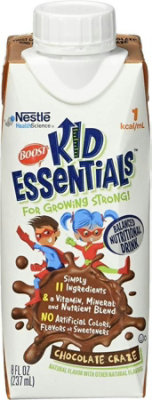 Boost Kid Essentials 1.0, Chocolate Craze, 8 fl. oz. Carton, Ready to Use, Ages 1 to 13 Years, 240 Calories per Serving, 24 Count, Pack - Image 1