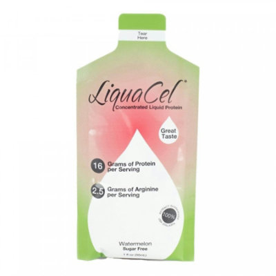 Oral Protein Supplement LiquaCel Watermelon Flavor Ready to Use 1 oz. Individual Packet (case of 100, 100 Count, Pack - Image 1