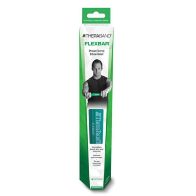 TheraBand FLEXBAR - Intermediate - Green, Intermediate, Green, 1-3/4 In. OD, 1 Count, Each - Image 1