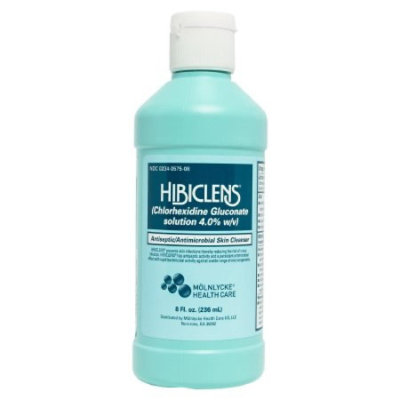 Molnlycke Hibiclens Chlorhexidine Gluconate 4% Strength Liquid Antiseptic Antimicrobial Skin Cleanser - Scented - 1 Bottle Total (8 Fl oz Per Bottle) - Image 1
