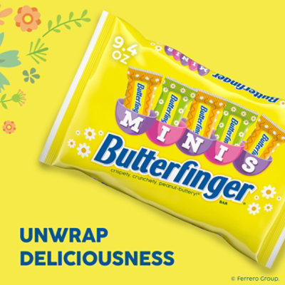 Butterfinger Chocolatey Peanut-Buttery Minis Individually Wrapped Candy Bars - 9.4 Oz - Image 2