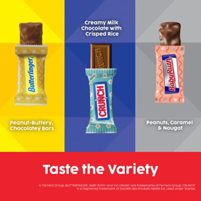 Assorted Butterfinger Crunch and Baby Ruth Chocolate Minis - 9.5 Oz - Image 2