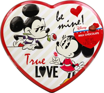 Mickey Heart Tin With Milk Chocolate - 3.6 Oz - Image 2