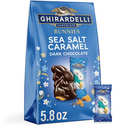Ghiradelli Sea Salt Caramel Dark Chocolate Bunnies - 5.9 Oz - Image 1
