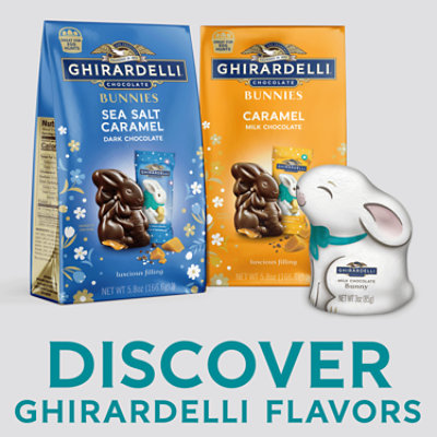Ghiradelli Sea Salt Caramel Dark Chocolate Bunnies - 5.9 Oz - Image 2