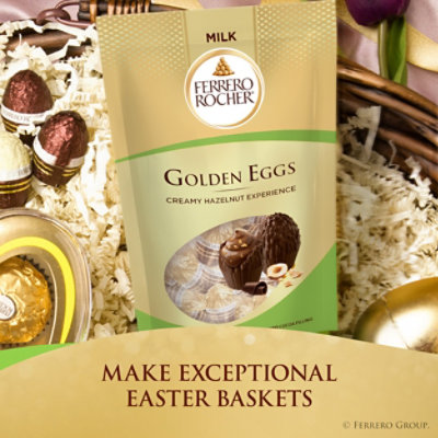 Ferrero Rocher Golden Eggs Premium Gourmet Milk Chocolate Candy for Easter Baskets - 3.1 Oz - Image 2
