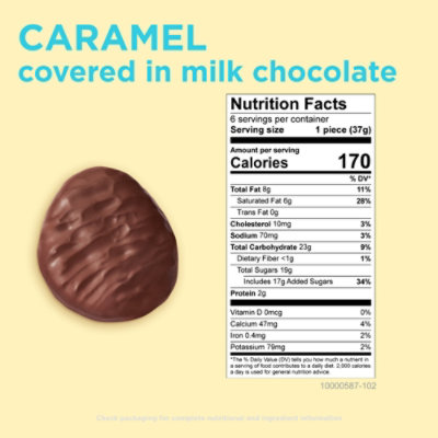 RUSSELL STOVER Easter Caramel Milk Chocolate Easter Egg - 6 Count - Image 3