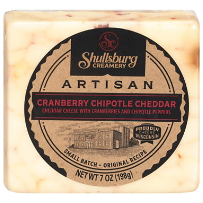 Shullsburg Cranberry Chipotle Cheddar Cheese - 6.88 Oz - Image 3