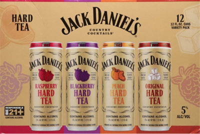 Jdcc Hard Tea Variety Pack 12 In Cans - 12 Fl. Oz. - Image 4