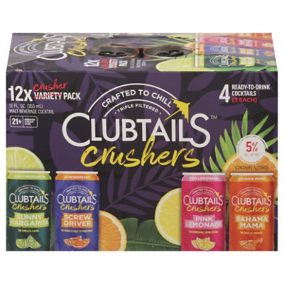 Clubtails Crushers 12 Pack Cans - 12 Fl. Oz. - Image 3