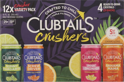 Clubtails Crushers 12 Pack Cans - 12 Fl. Oz. - Image 4