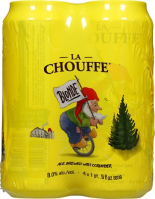 La Chouffe 4 Pack Cans - 16.9 Fl. Oz. - Image 4