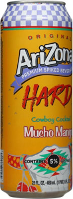 Arizona Hard Mucho Mango Can - 22 Fl. Oz. - Image 3