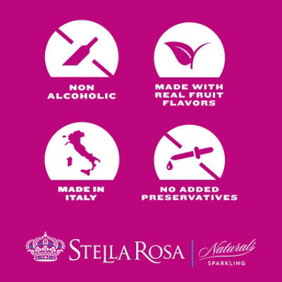 Stella Rosa Sparkling Cranberry Non Alcoholic Wine - 750 Ml - Image 3