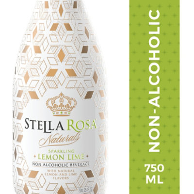 Stella Rosa Sparkling Lemon Lime Non Alcoholic Wine - 750 Ml - Image 1