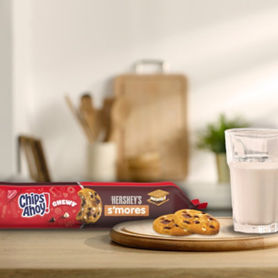 CHIPS AHOY! Chewy Hershey's S'mores Milk Chocolate Chip Cookies Limited Edition packs - 9.6 Oz - Image 5