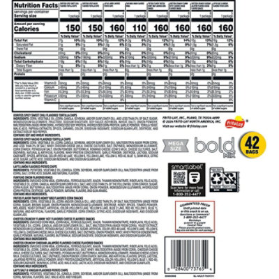 Frito Lay Bold Mix Variety Pack 42ct - 42 CT - Image 4