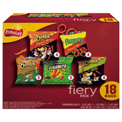 Frito Lay Fiery Mix Variety Pack - 18 Count - Image 2