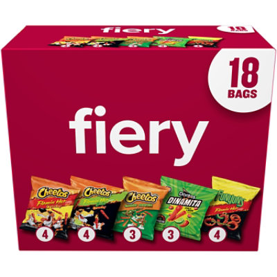 Frito Lay Fiery Mix Variety Pack - 18 Count - Image 2