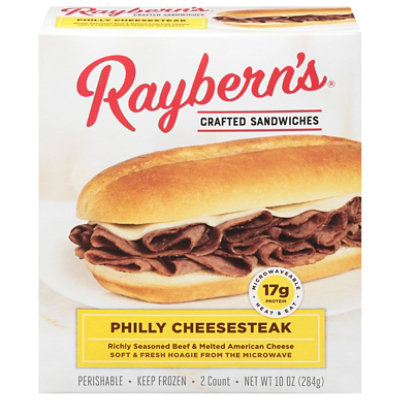 Raybern Thinly Sliced Philly Cheesesteak 2 Count - 10 Oz - Image 3