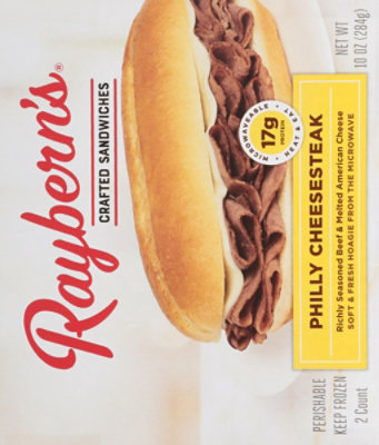 Raybern Thinly Sliced Philly Cheesesteak 2 Count - 10 Oz - Image 6