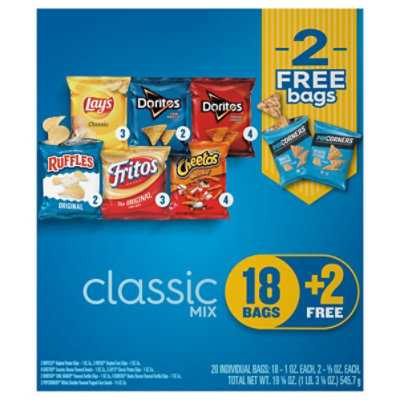 Frito Lay Classic Mix Variety Pack - 18 Count - Image 3