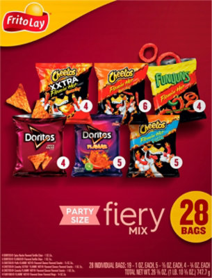 Frito Lay Fiery Party Mix Variety Pack 28ct - 28 CT - Image 7