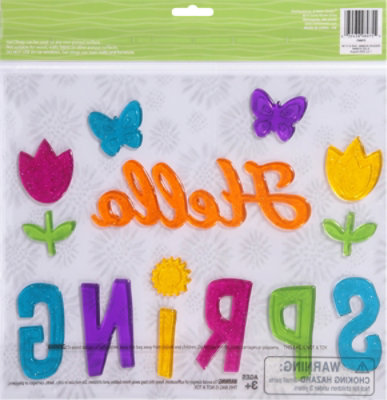 Mello Smello 12 x 12 Hello Spring Super Gel Cling 1 Count - Each - Image 4