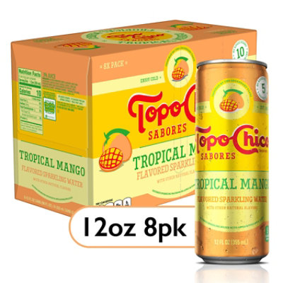 Topo Chico Sabores Tropical Mango Can - 12 Fl. Oz. - Image 1