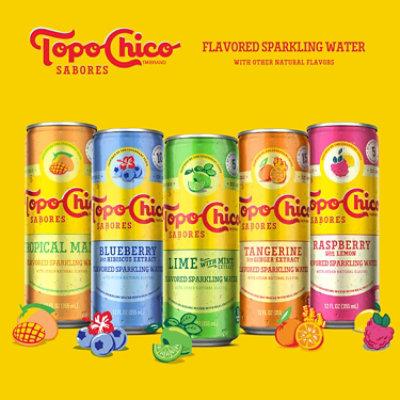 Topo Chico Sabores Tropical Mango Can - 12 Fl. Oz. - Image 3