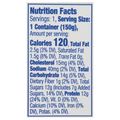 Fage Best Self Split Cup Blueberry Greek Yogurt - 5.3 Oz - Image 3