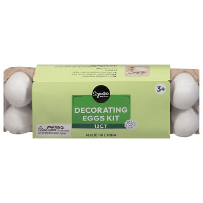 Signature SELECT Seasons Decorating Eggs Kit 12 Count - Each - Image 1