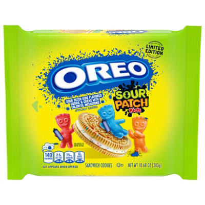 OREO SOUR PATCH KIDS Sandwich Cookies Limited Edition - 10.68 Oz - Image 1