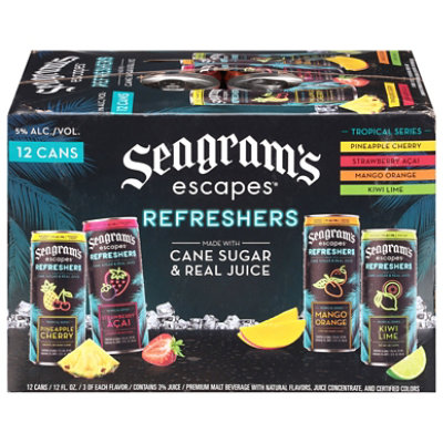 Seagrams Escapes Tropical Refresheres Variety 12 Pack In Cans - 12 Fl. Oz. - Image 3