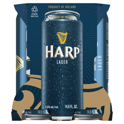 Harp 4 Pack In Cans - 14.9 Fl. Oz. - Image 1