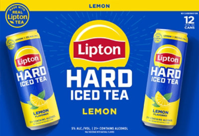 Lipton Hard Iced Tea Lemon 12 Pack In Cans - 12 Fl. Oz. - Image 3
