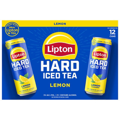Lipton Hard Iced Tea Lemon 12 Pack In Cans - 12 Fl. Oz. - Image 1