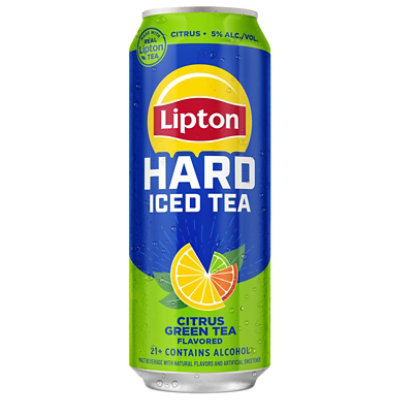 Lipton Hard Iced Tea Citrus Green Tea 4 12 Pack In Cans - 24 Fl. Oz. - Image 1
