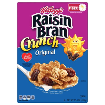 Kellogg's Raisin Bran Crunch Fiber Breakfast Cereal - 15.4 Oz - Image 4